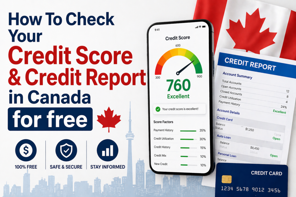 How To Check Your Credit Score & Credit Report in Canada for free