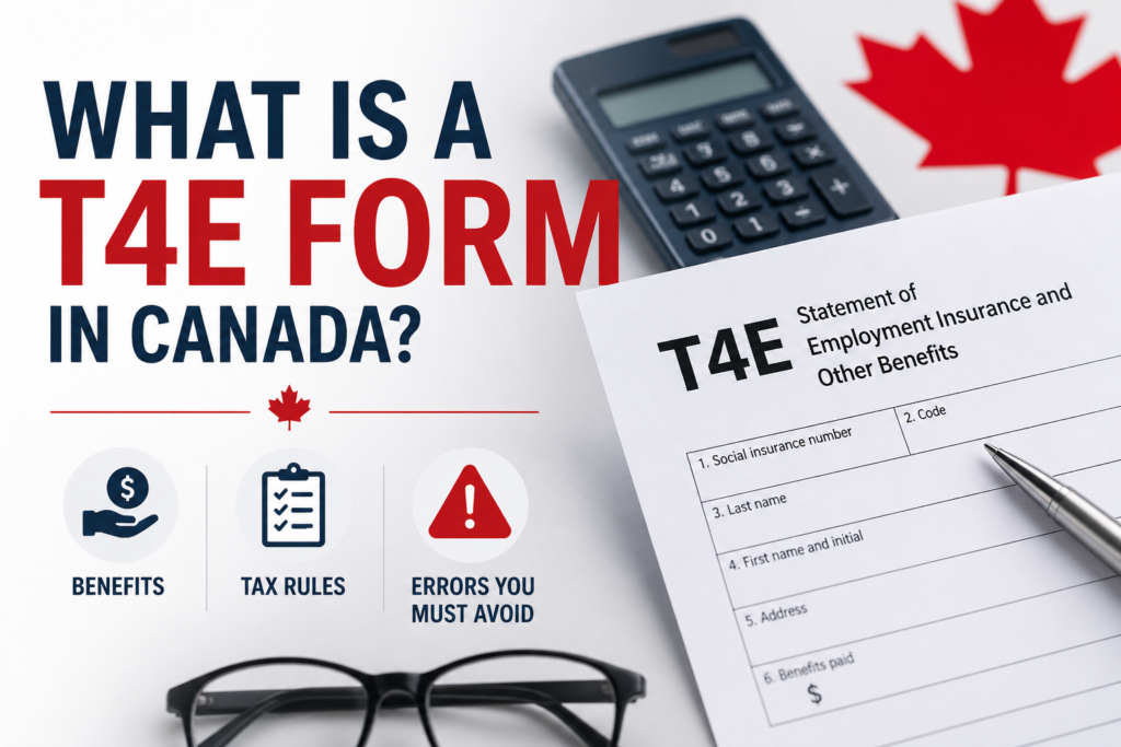 T4E Form in Canada