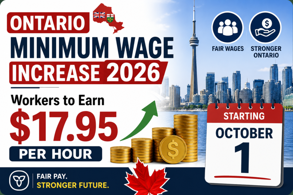 Ontario Minimum Wage Increase 2026