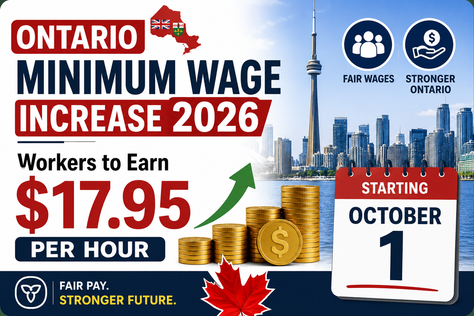 Ontario Minimum Wage Increase 2026