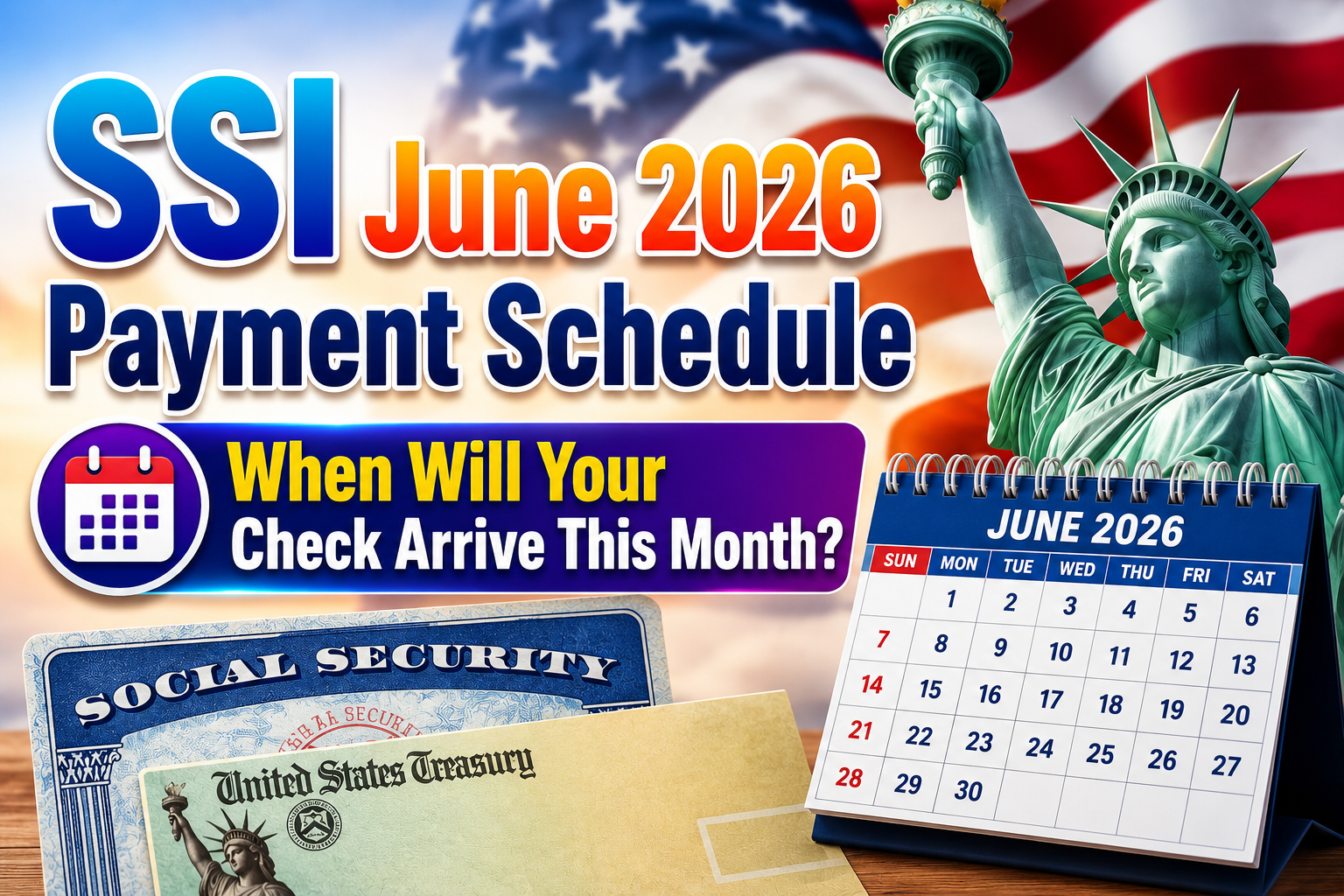 SSI June 2026 Payment Schedule