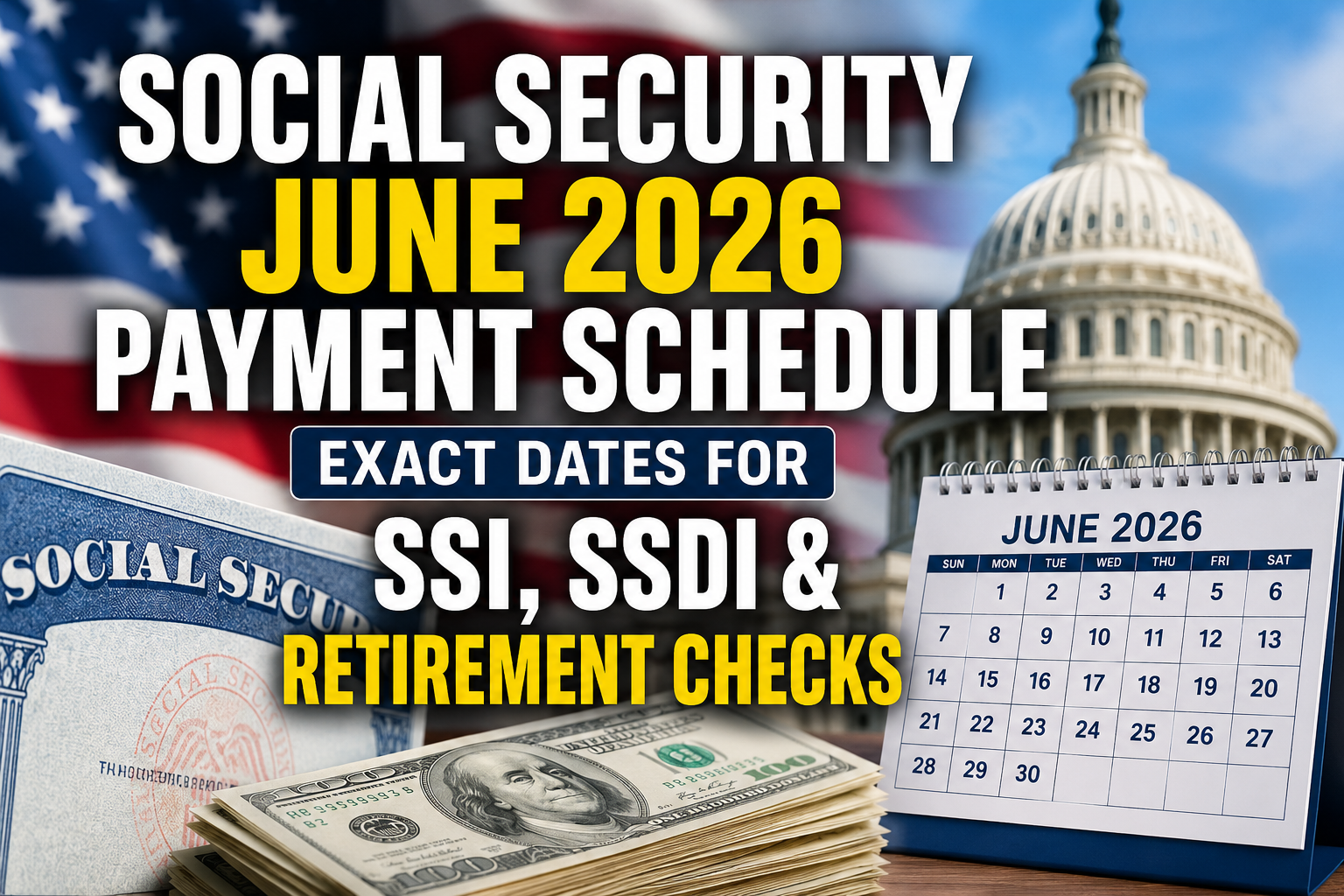 Social Security June 2026 Payment Schedule