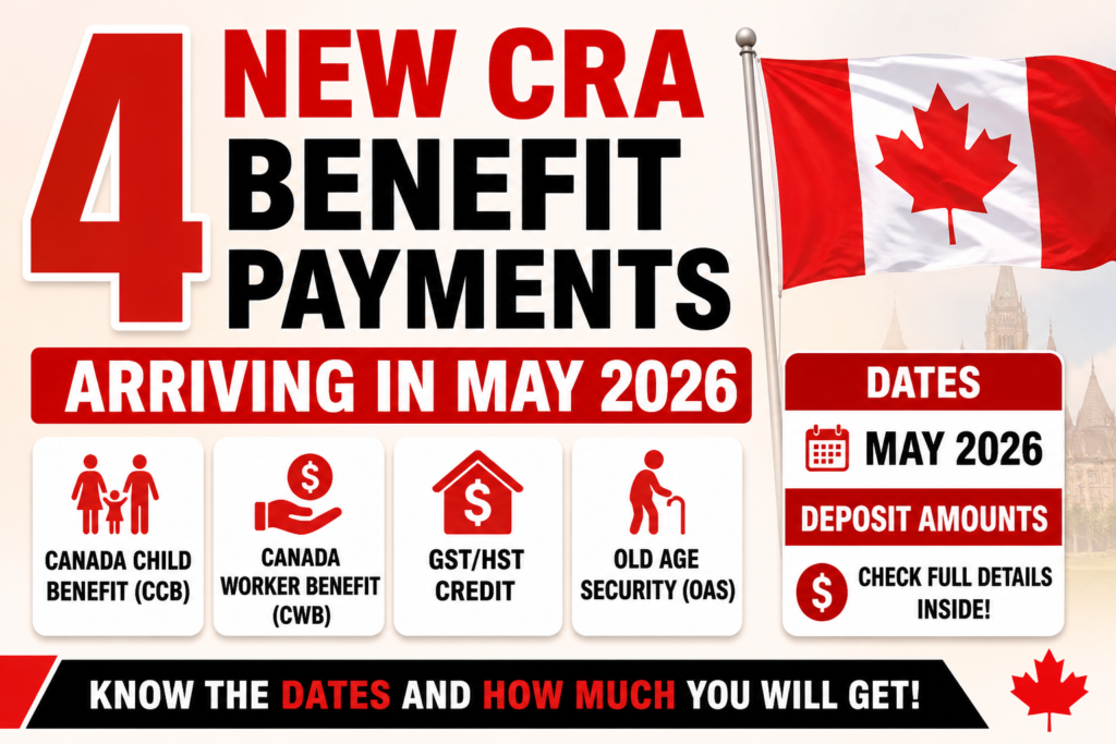 New CRA Benefit Payments Arriving in May 2026
