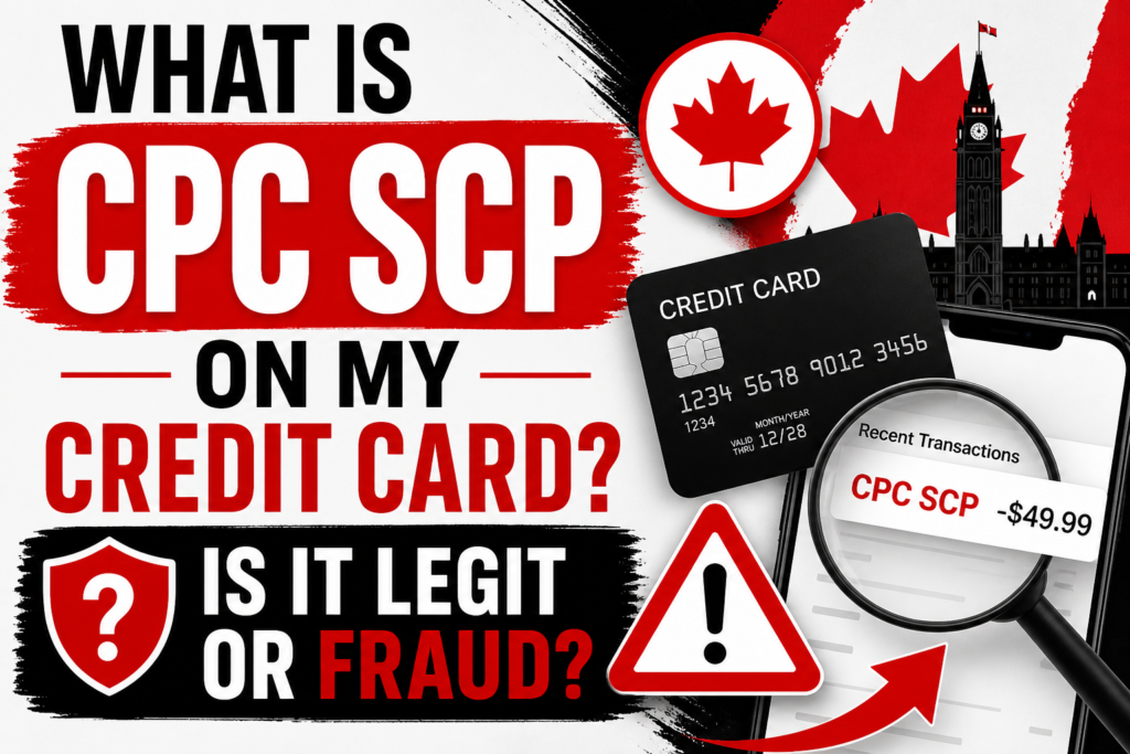 What is CPC SCP on My Credit Card