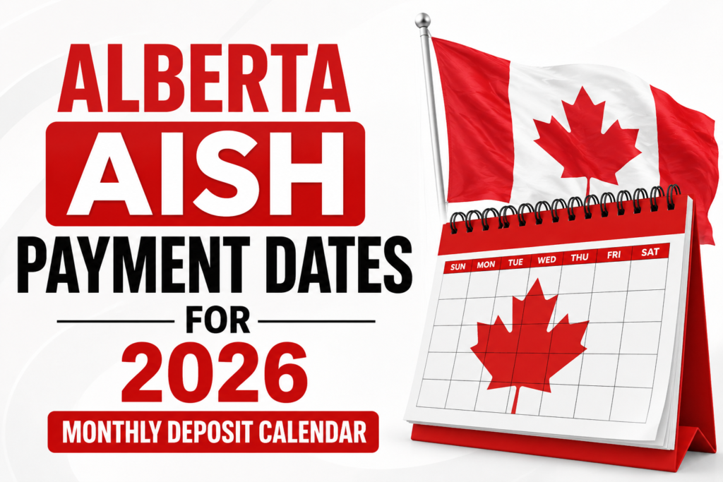 Alberta AISH Payment Dates for 2026