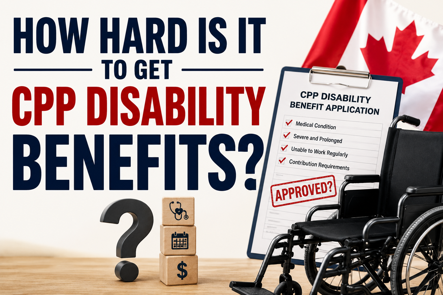 How Hard Is It to Get CPP Disability Benefits