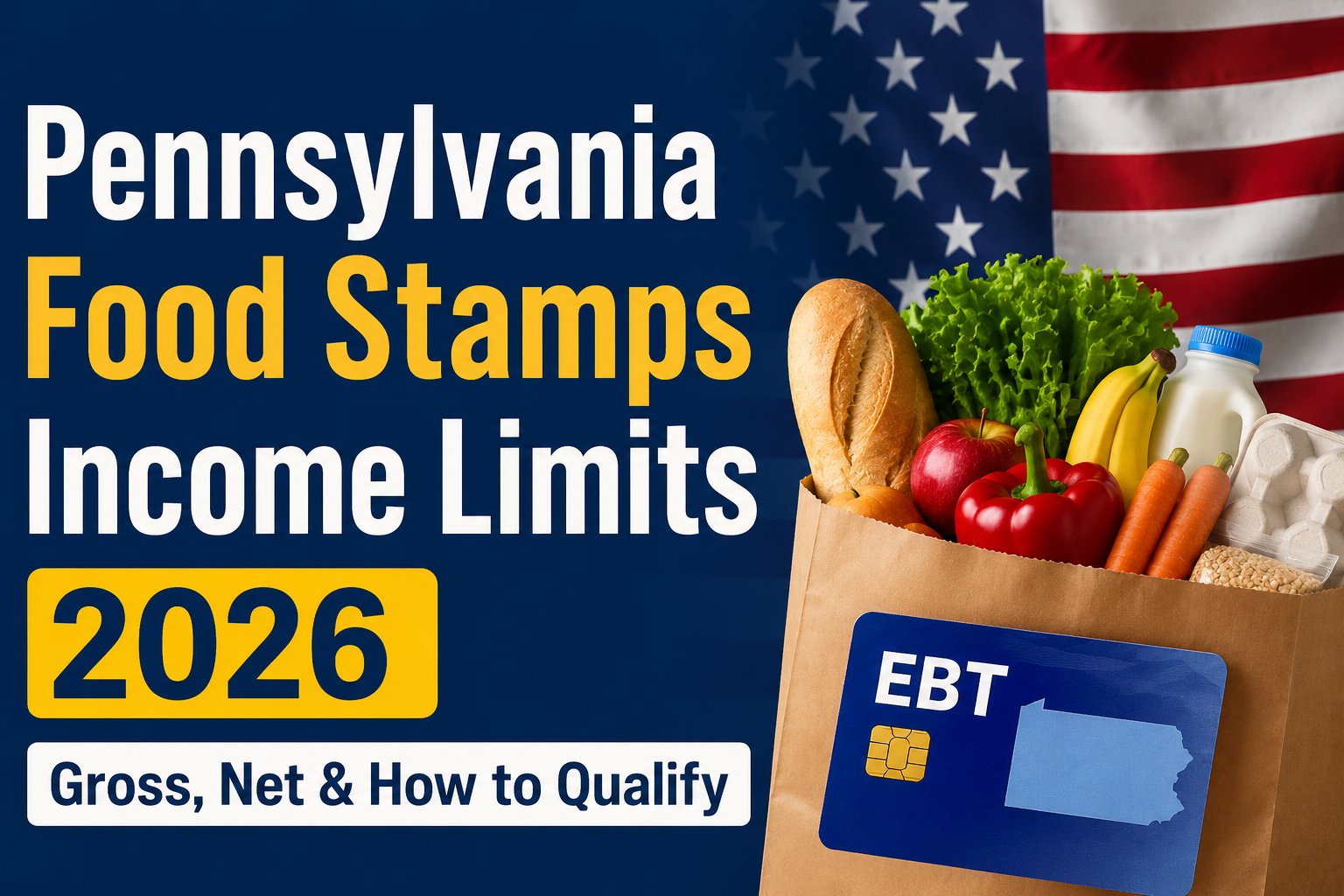 PA Food Stamps Income Limits 2026