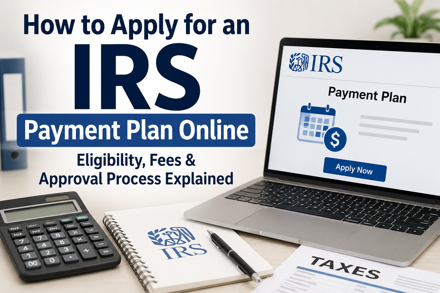 How to Apply for an IRS Payment Plan Online